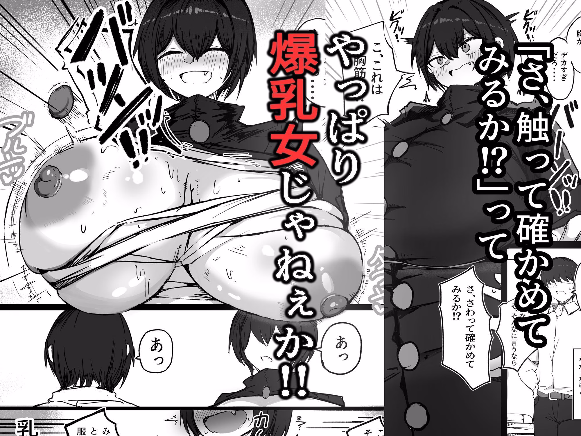 男子寮の相部屋はHの時ドスケベになる爆乳男装女子 画像3