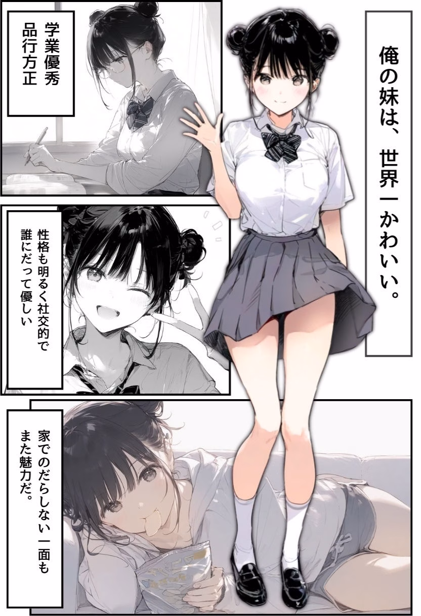 世界一かわいい俺の妹が突然連れてきた彼氏（おじさん）と超特濃種付けセックスをしていた件 画像2