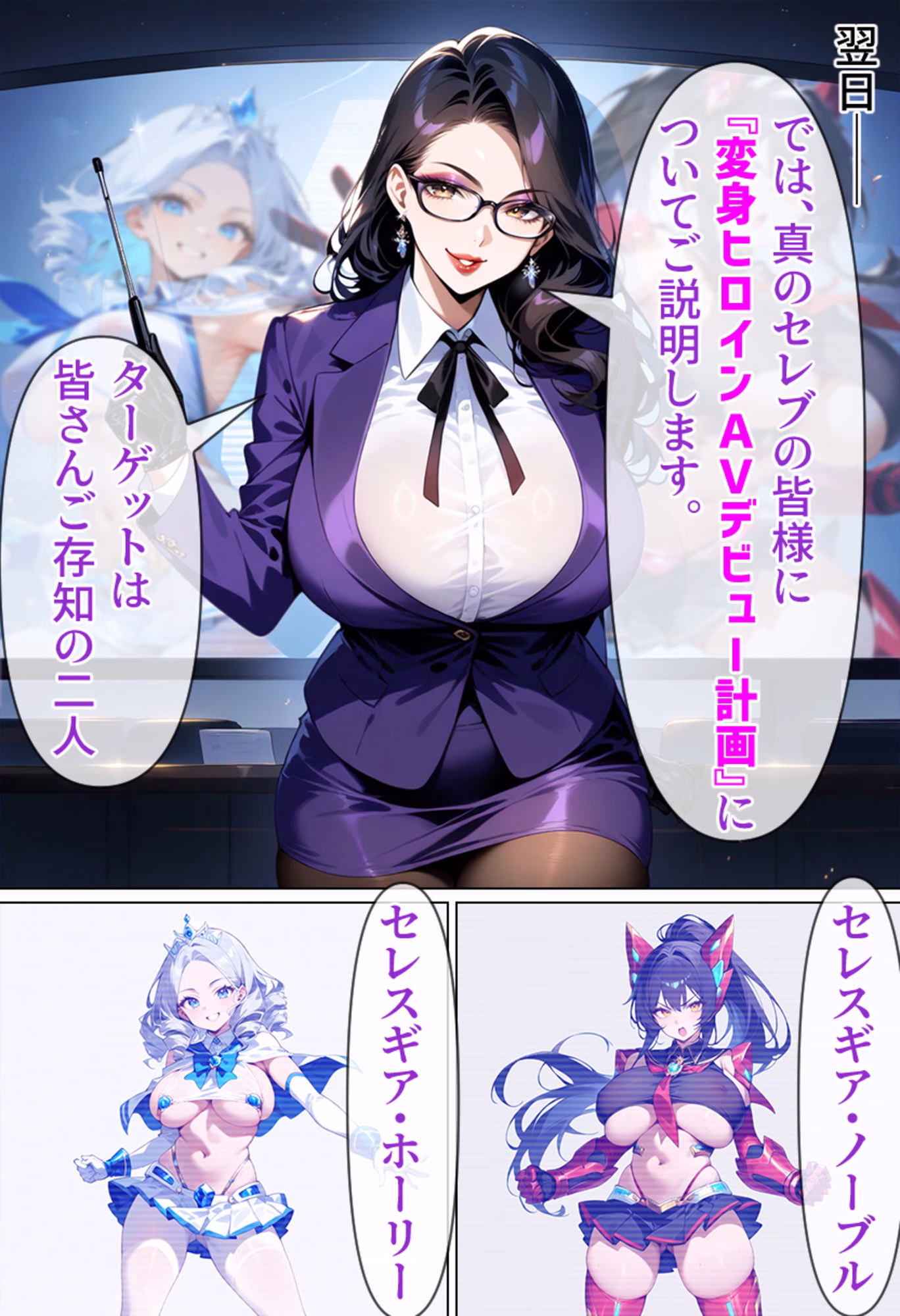 神聖戦姫セレスギア〜絶対服従!!AV契約魔法の罠〜 画像2