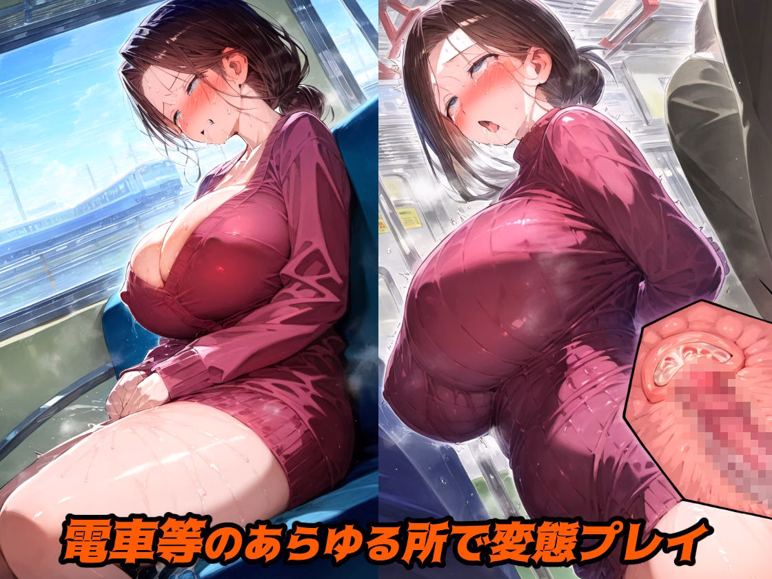 人妻NTR「こんなところで・・・」不倫相手のいいなり変態プレイ!羞恥の野外バイブでアヘ顔絶頂!【CG集500枚】 画像9