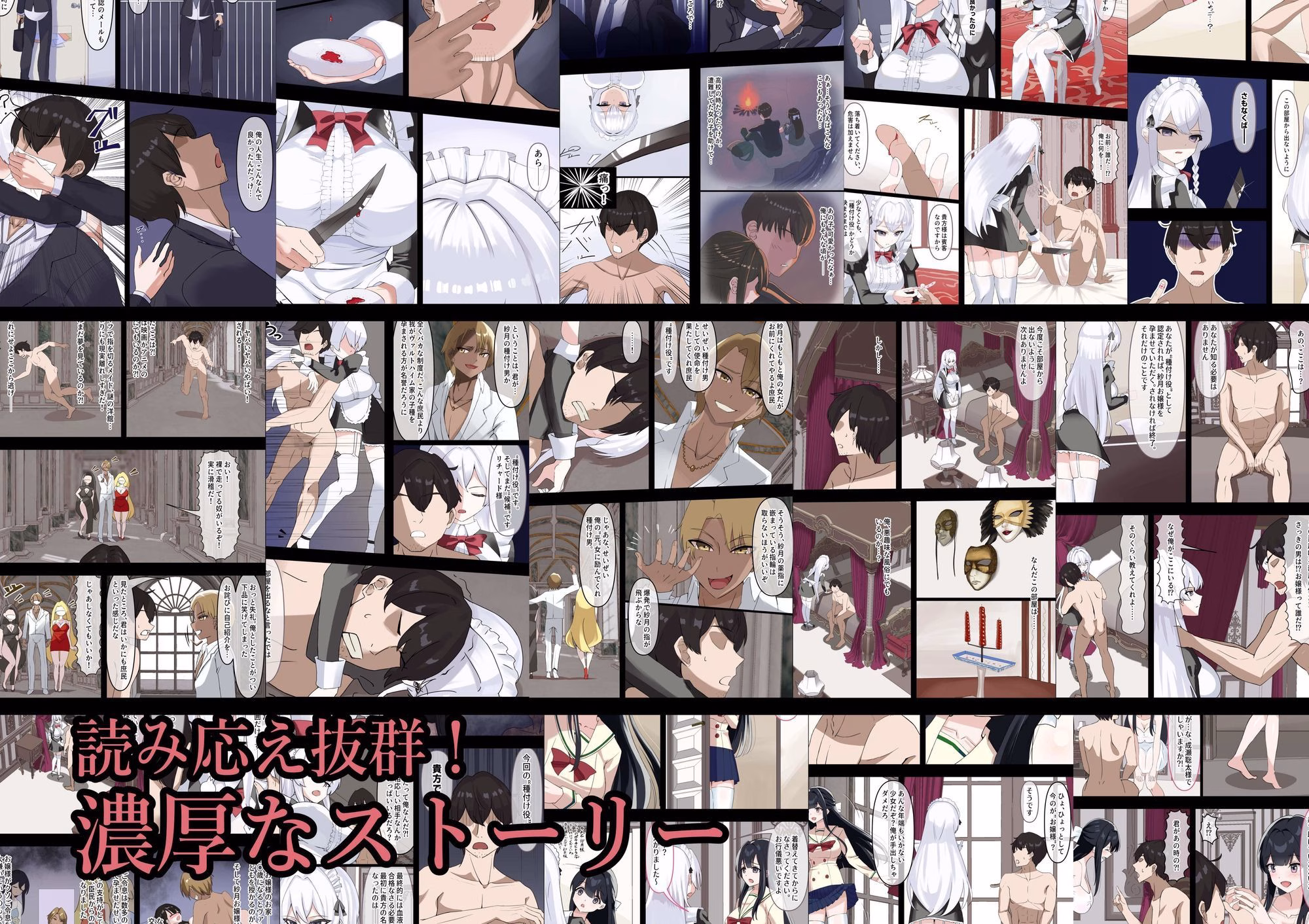お嬢様の種付役にされた俺は、名家の令嬢を孕ませるほど種付け中出しをしてしまった…1 画像7