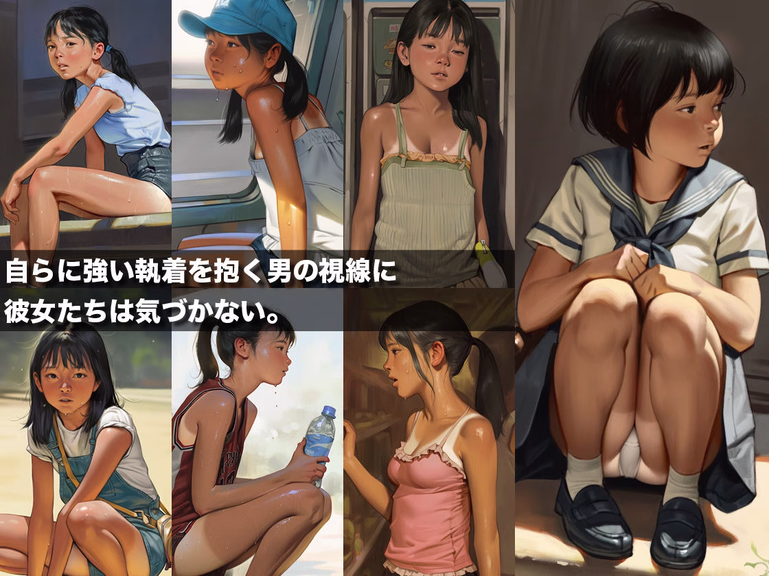 変態中年男の執着 - 夏休みの日焼け少女が誘拐・●物調教され、性奴●に堕ちた記録 画像1