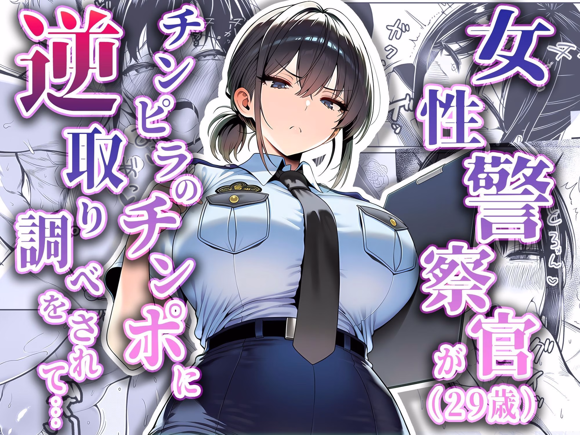 女性警察官(29歳)が、チンピラのチンポに逆取り調べをされて 画像10