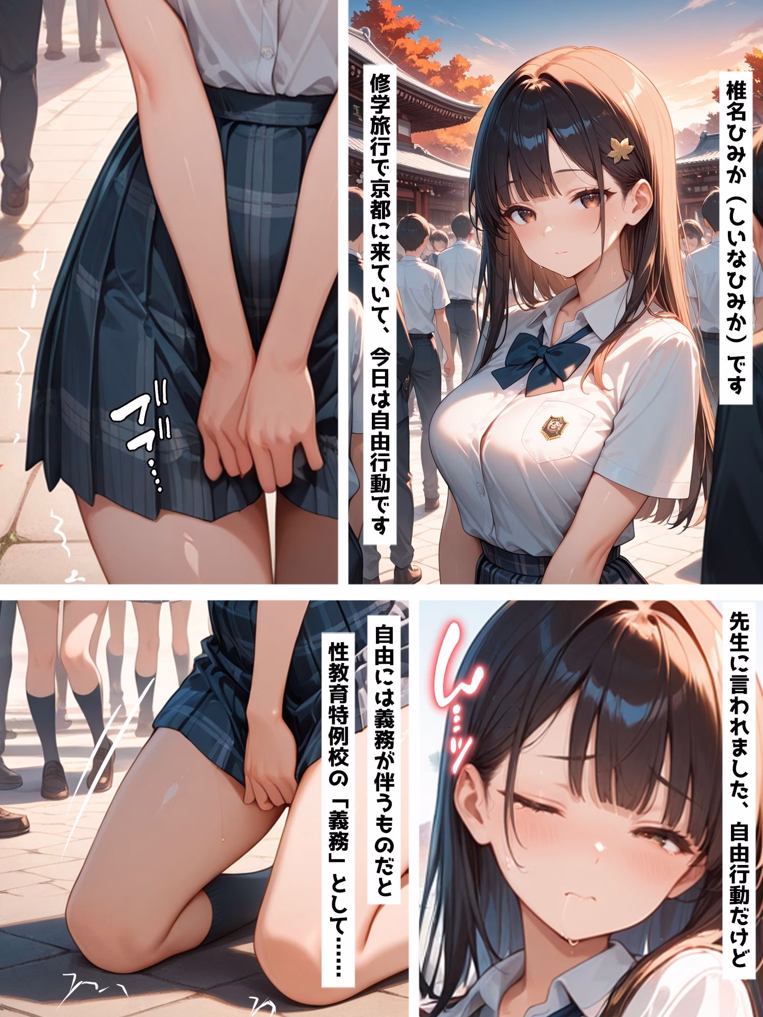 性教育学園X やりまくり！修学旅行編 vol.44【セリフ入有】 画像1