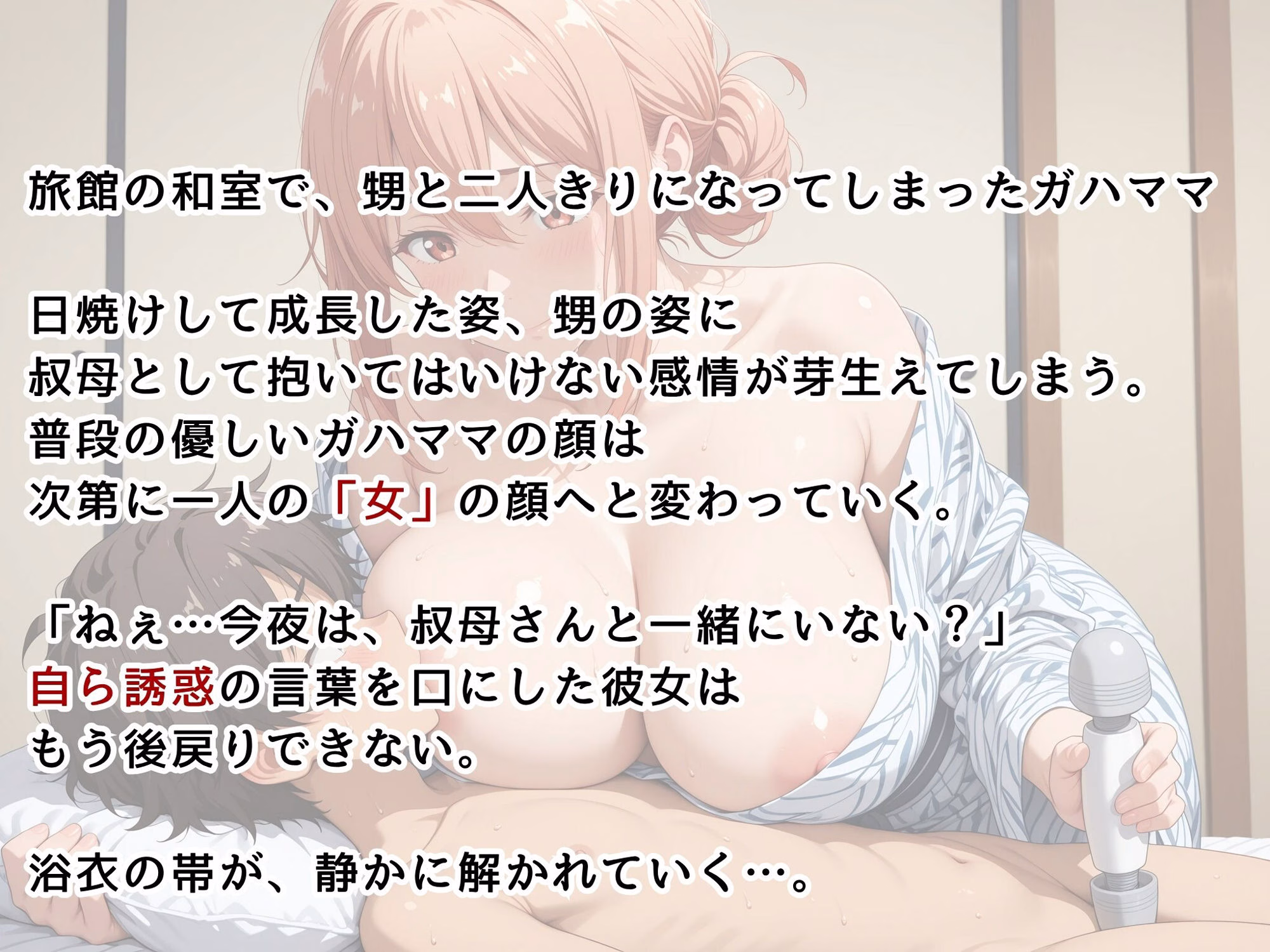 【俺ガ●ル】ガハママ・禁断の夏休み 〜甥と過ごした背徳の和室一夜〜 画像1