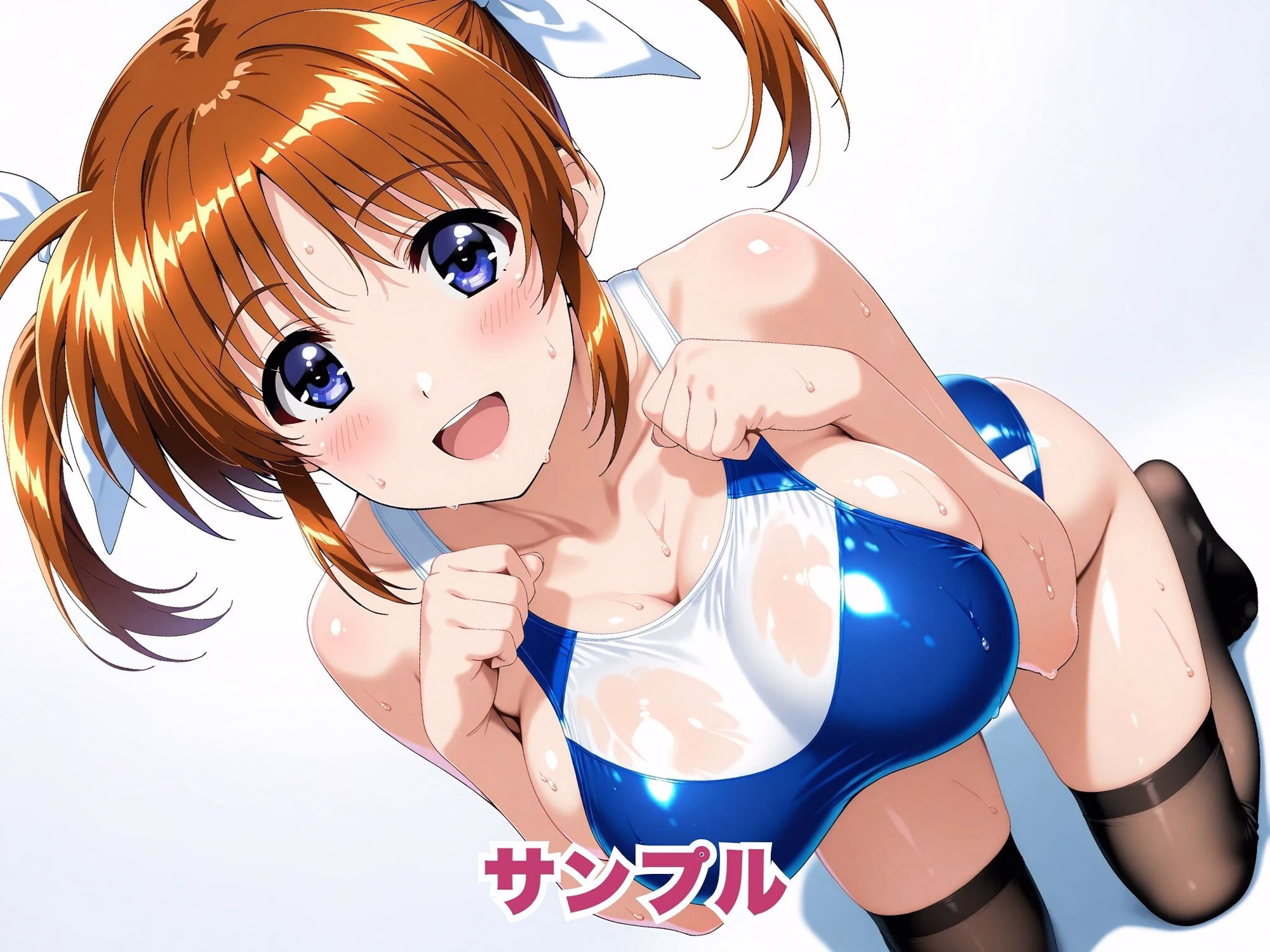 【魔法少女リ●カルなのは】高●なのは・競泳水着でプライベートレッスン 画像4