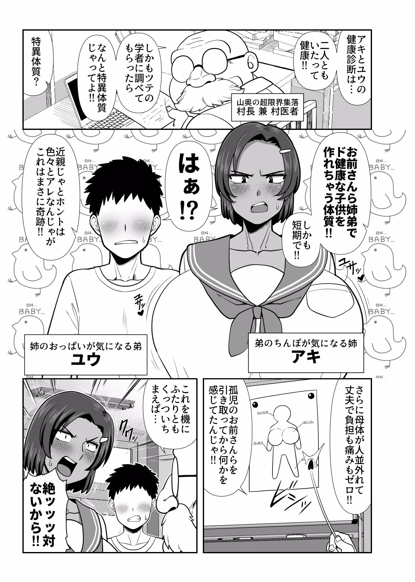 仲の悪い姉と弟が発情したサルみたいに交尾しまくる本。 画像1