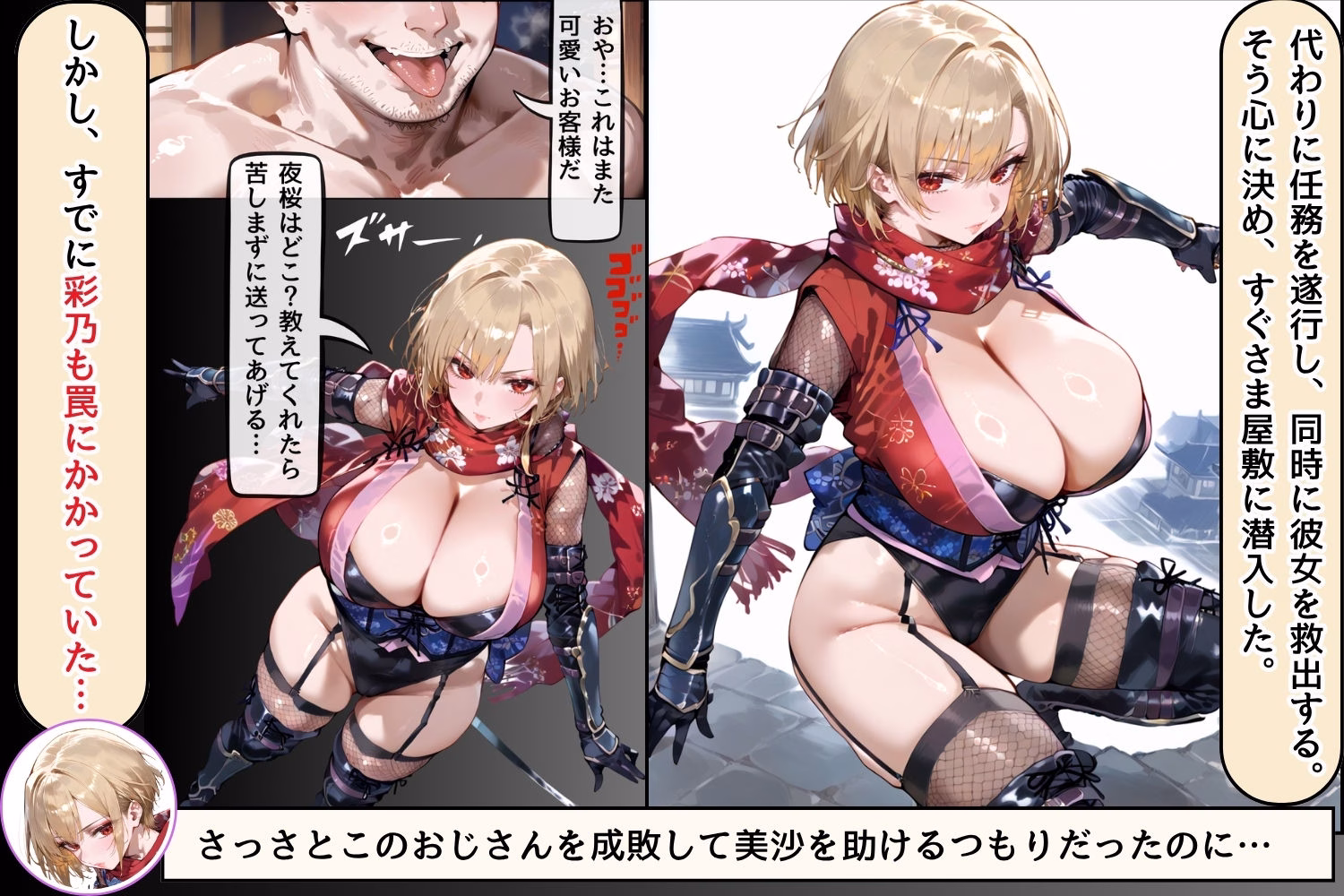 人妻くノ一 母忍!催●変態お代官の屋敷から脱出せよ。 画像8
