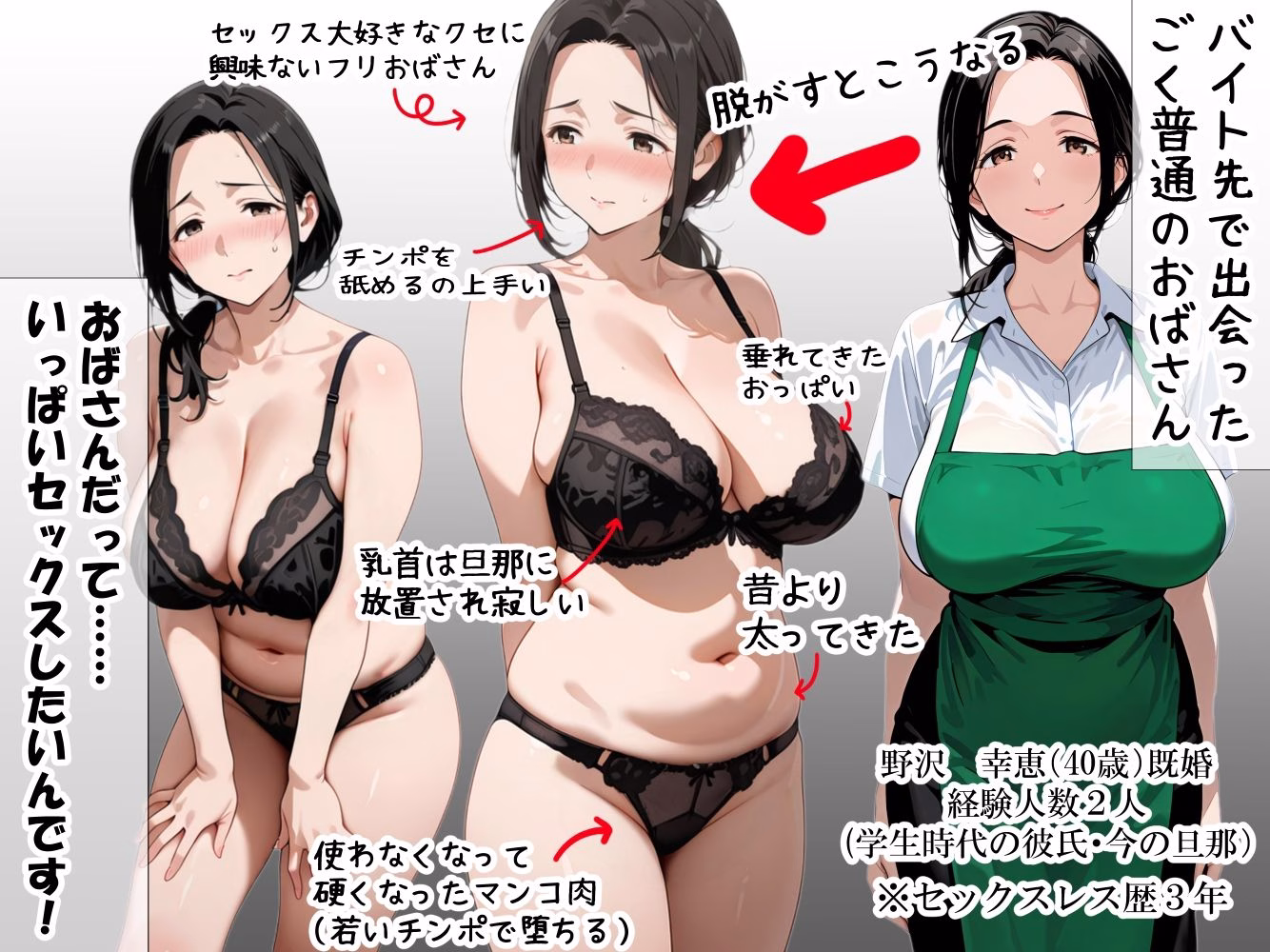 バイト先のパート主婦(40歳)を、 お持ち帰りしたら…欲求不満の膣は硬いチンポ一本即墜ちオナホ化 野沢幸恵(40歳)セックスレス歴・3年 画像5