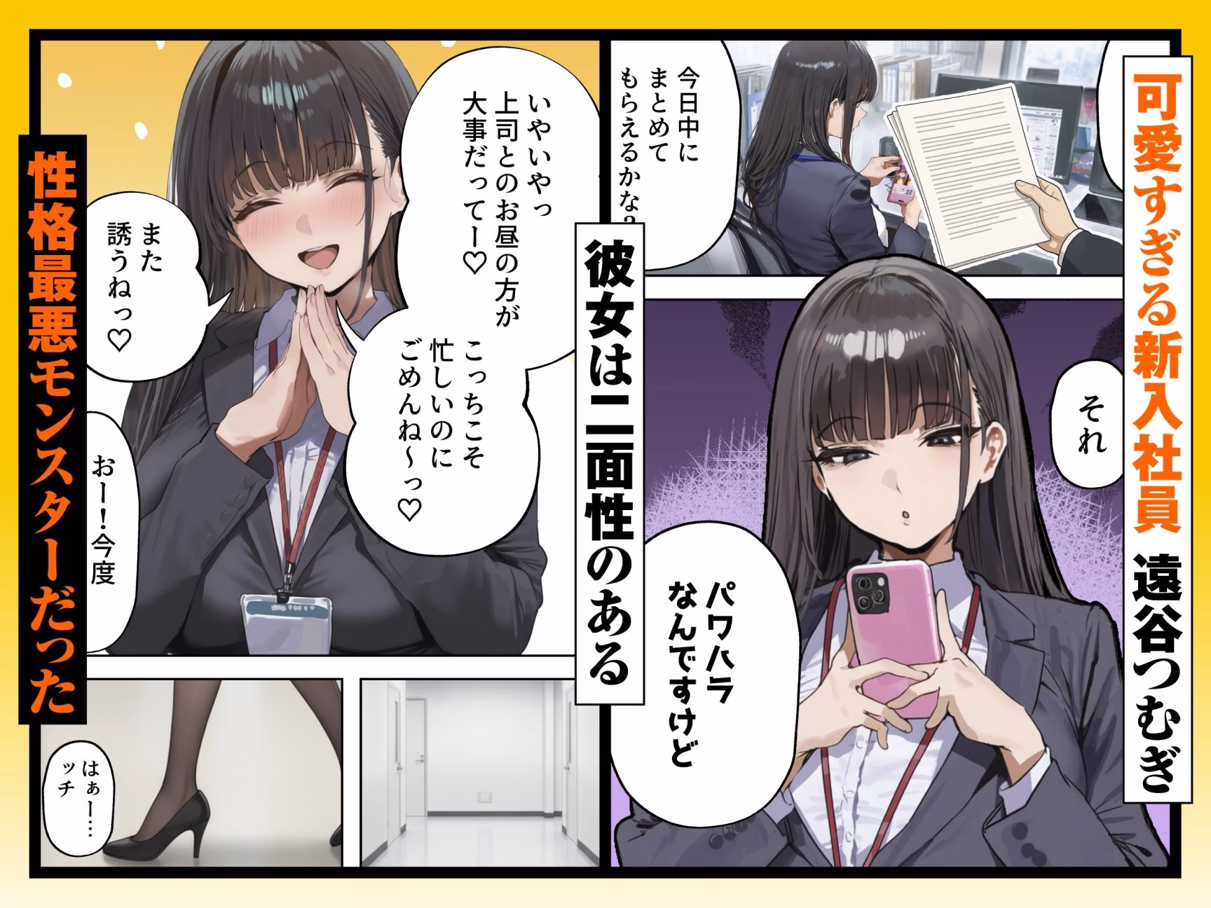 生意気新卒つむぎちゃん 媚薬飲んじゃったせいで嫌いな上司と生ハメセックスしたくてたまらないんだけど!? 画像1