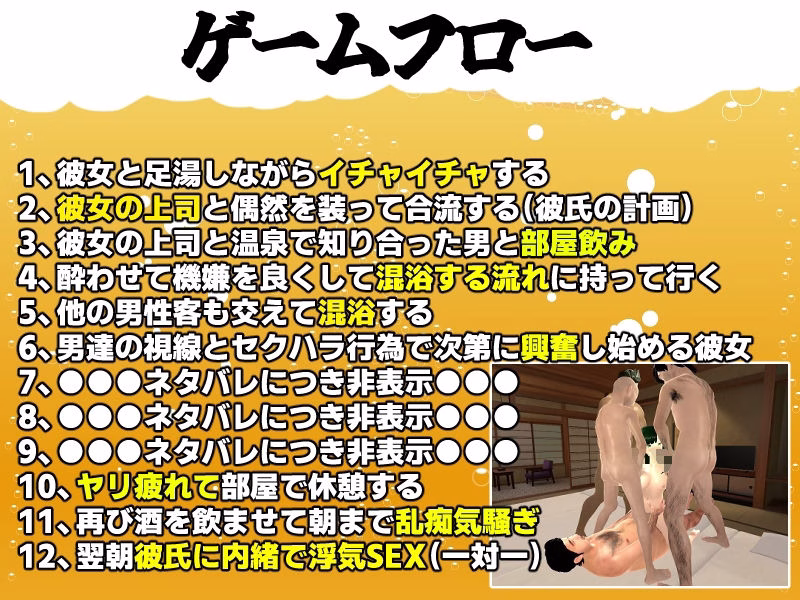 僕の彼女とヤッてみる2 〜混浴温泉〜 画像2