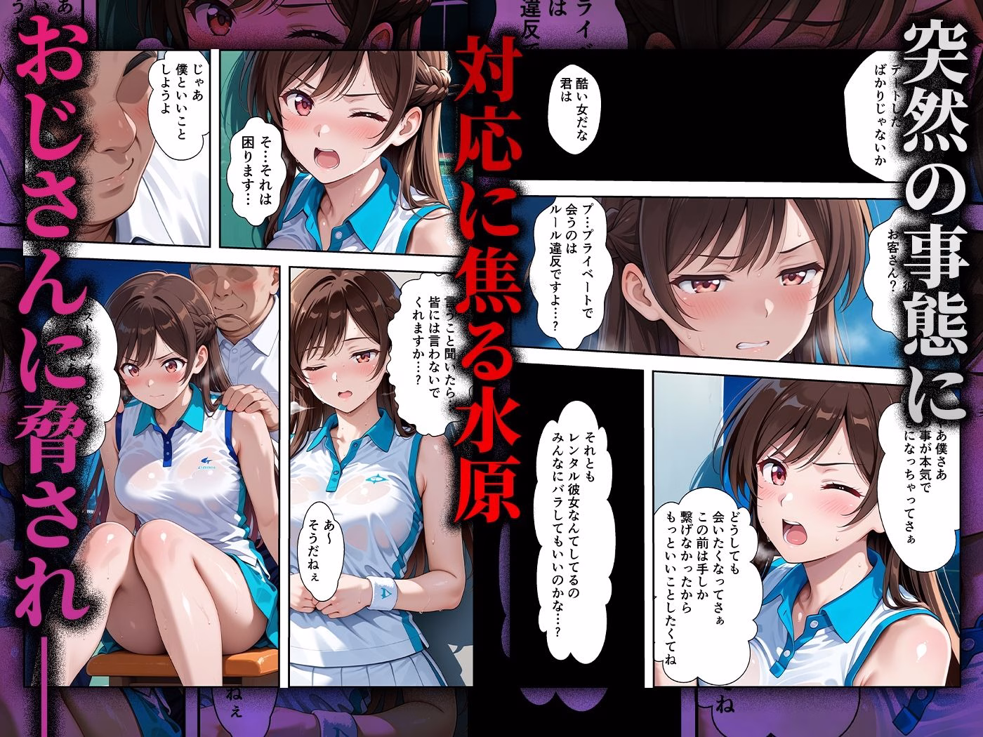 【コミック】心堕浸食_清楚で一途な水〇千鶴がおじさんのち〇ぽに陥落するなんて… 画像2