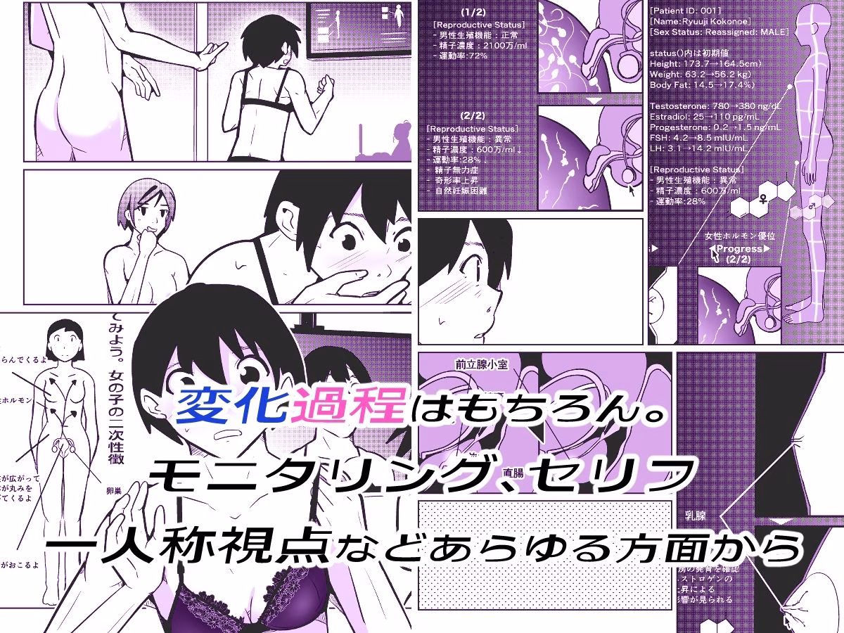 膣内射精する度に互いの要素が入れ替わっていく話 画像2