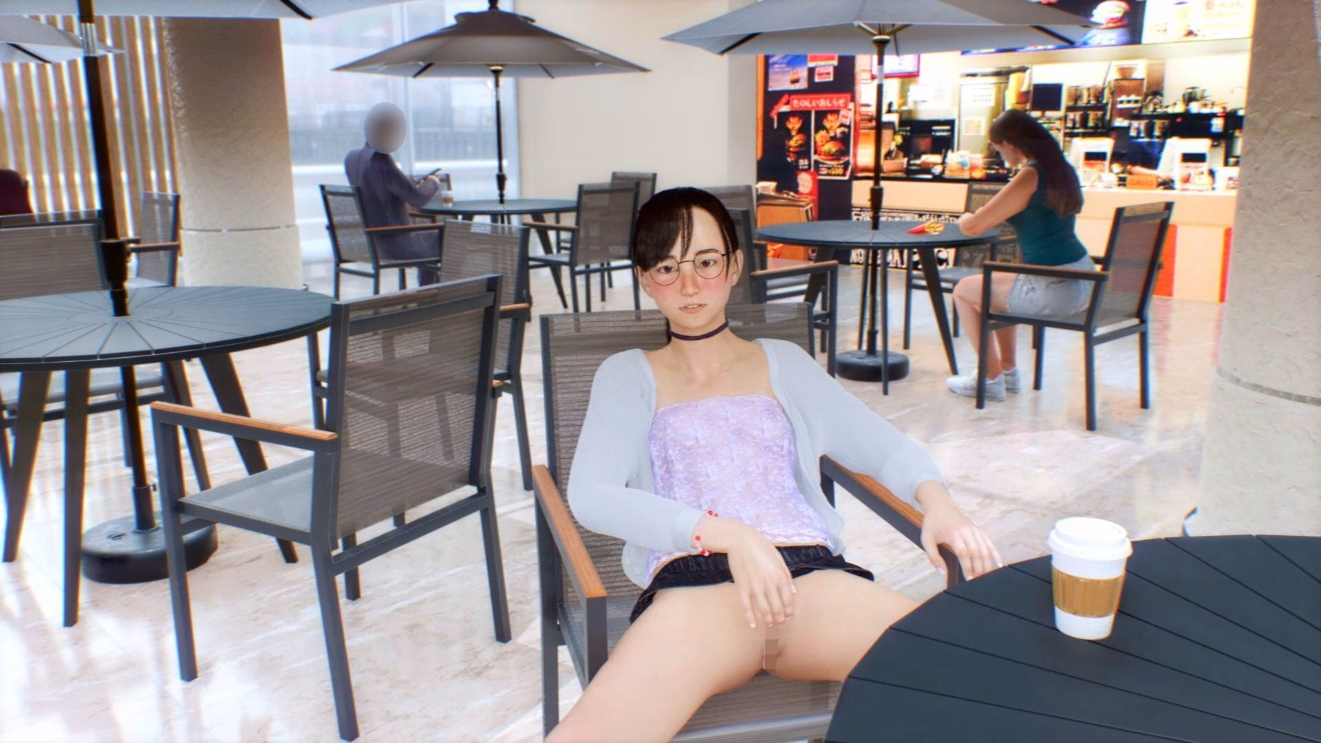 優等生ちゃん、溢れ出る性欲を露出playで解放する 画像2