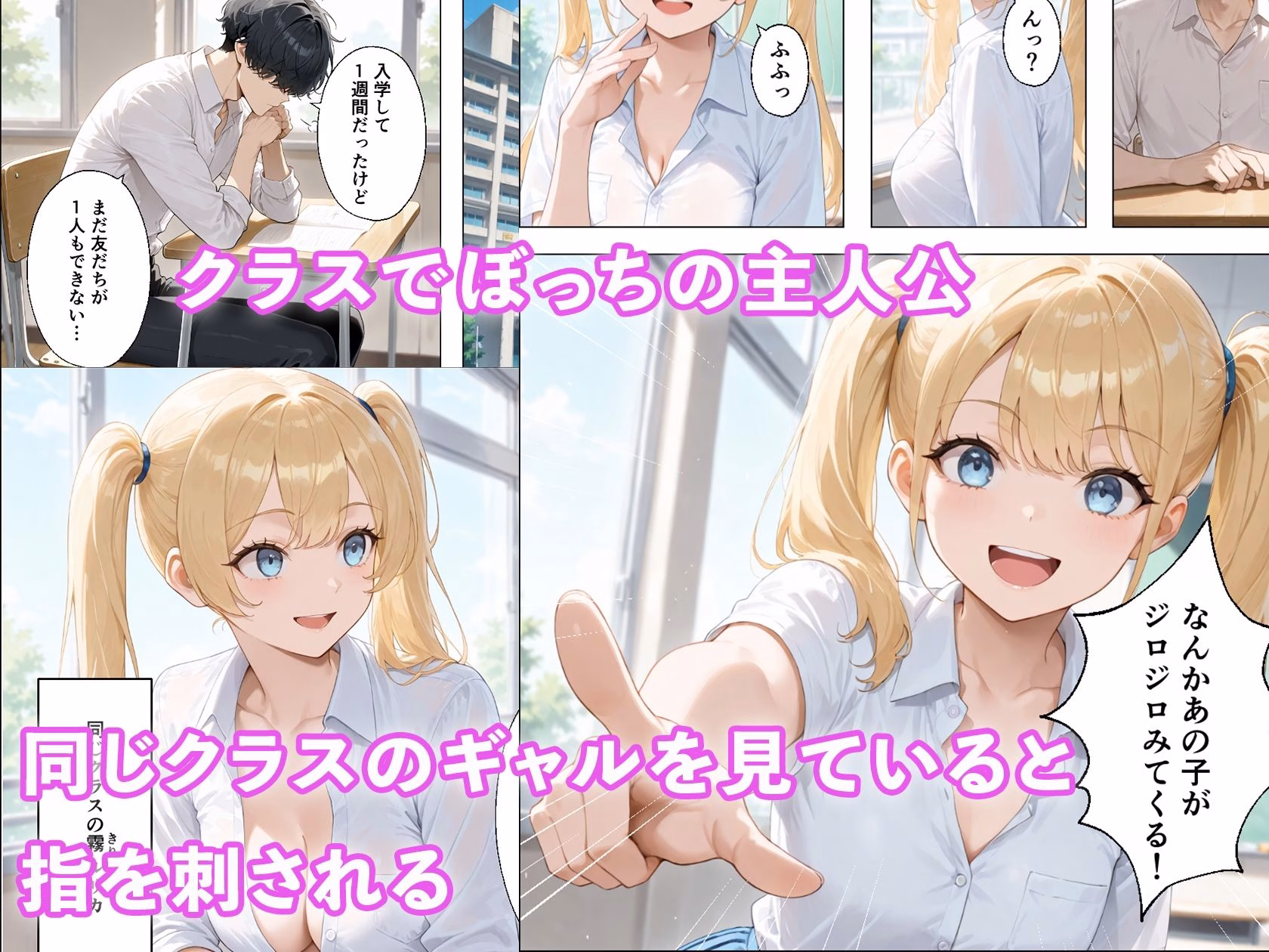 陰キャな僕がなぜか金髪ギャルと付き合えた話 〜金髪ギャルからの責めを我慢できたら生えっち!?〜 画像1