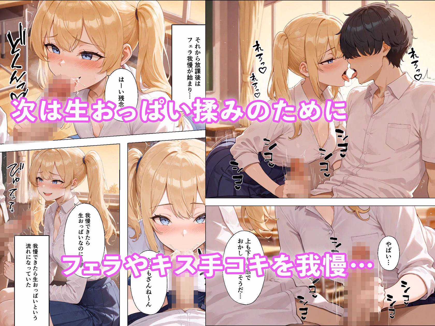 陰キャな僕がなぜか金髪ギャルと付き合えた話 〜金髪ギャルからの責めを我慢できたら生えっち!?〜 画像7