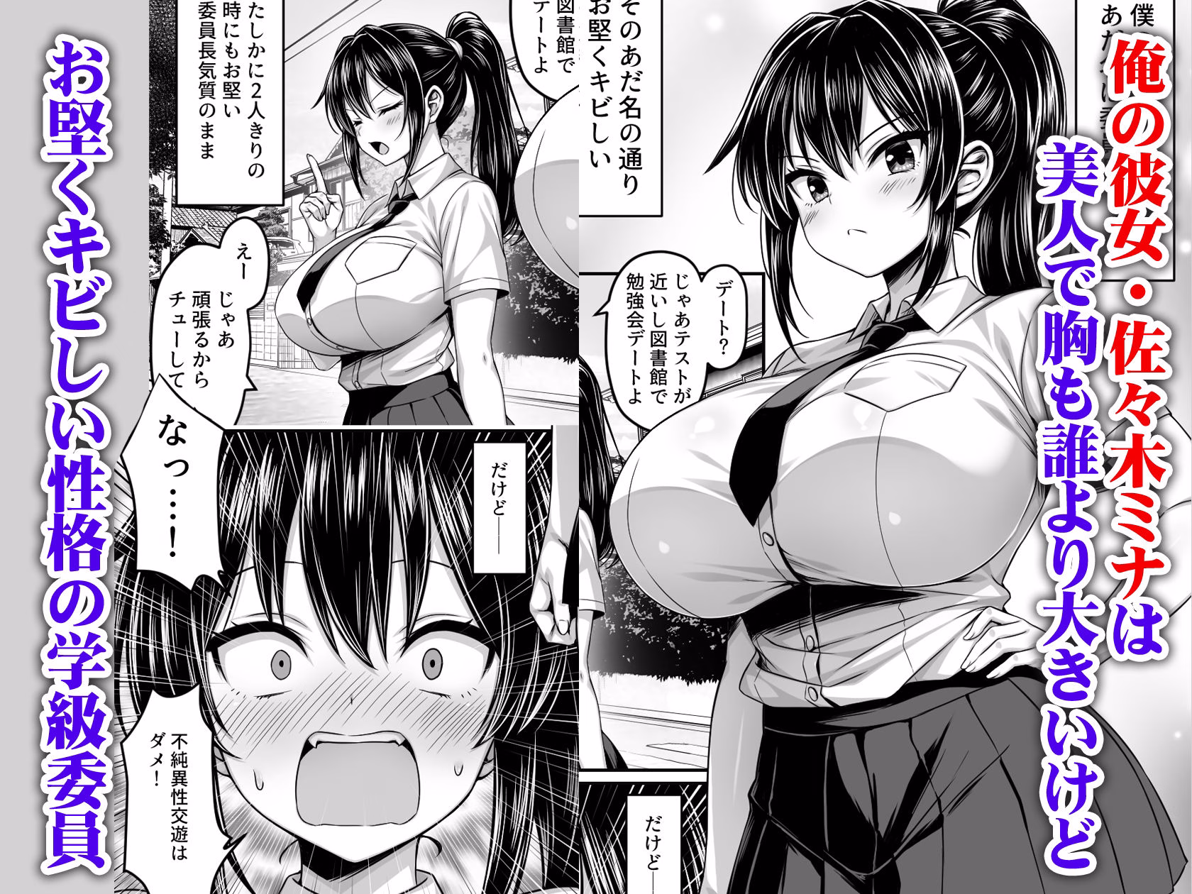 委員長は押しに弱い 〜もう一回セックスしたら勉強するから〜 画像1