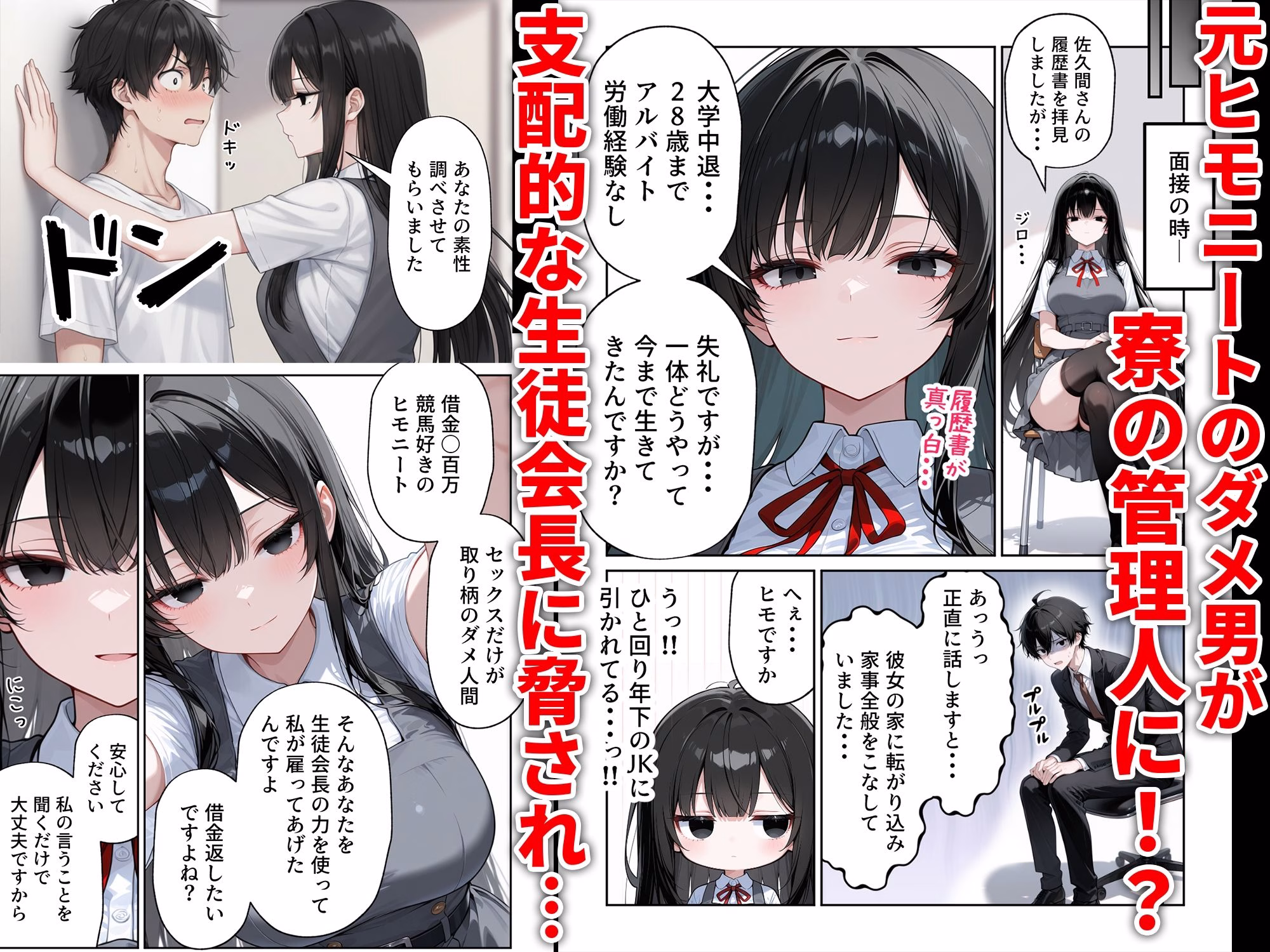 J●ハーレムえっち  生徒の性処理も寮の管理人の仕事だった話 画像2