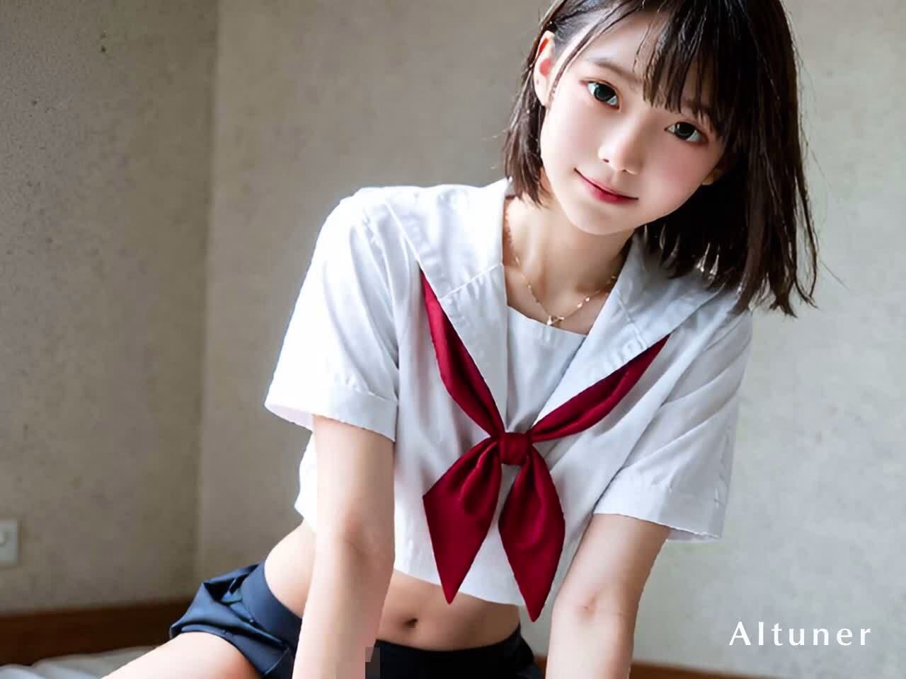 【35分HD】見つめ返す彼女はもう止まらない──胸チラ→制服SEX→室内フルコース→おそうじフェラぶっかけ 画像7