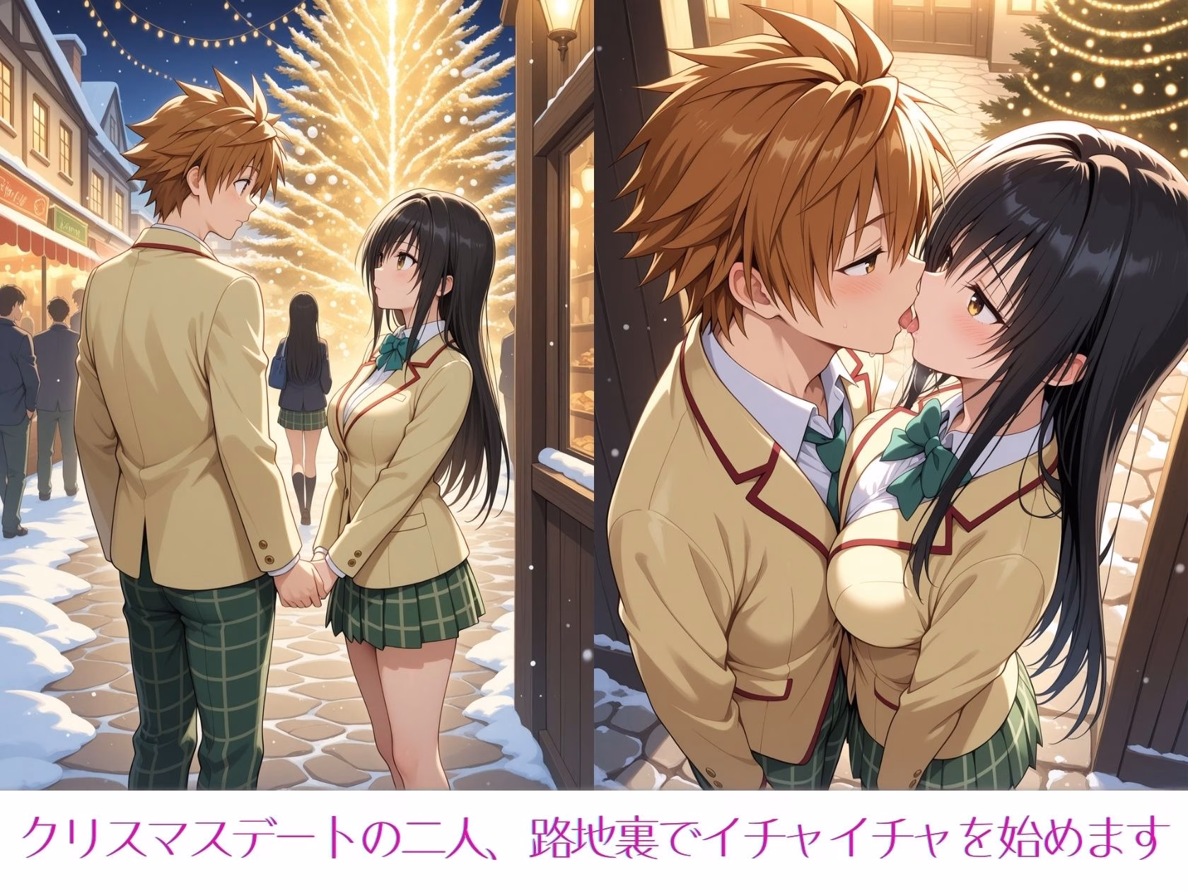 風紀委員とのクリスマス 画像1