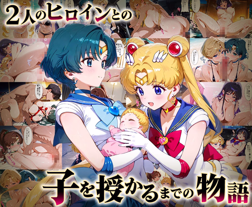 「生まれてきてよかった…」催●支配アプリで支配された2人のヒロインと‘家族’になるまでの話。_セーラー戦士総集編 画像1