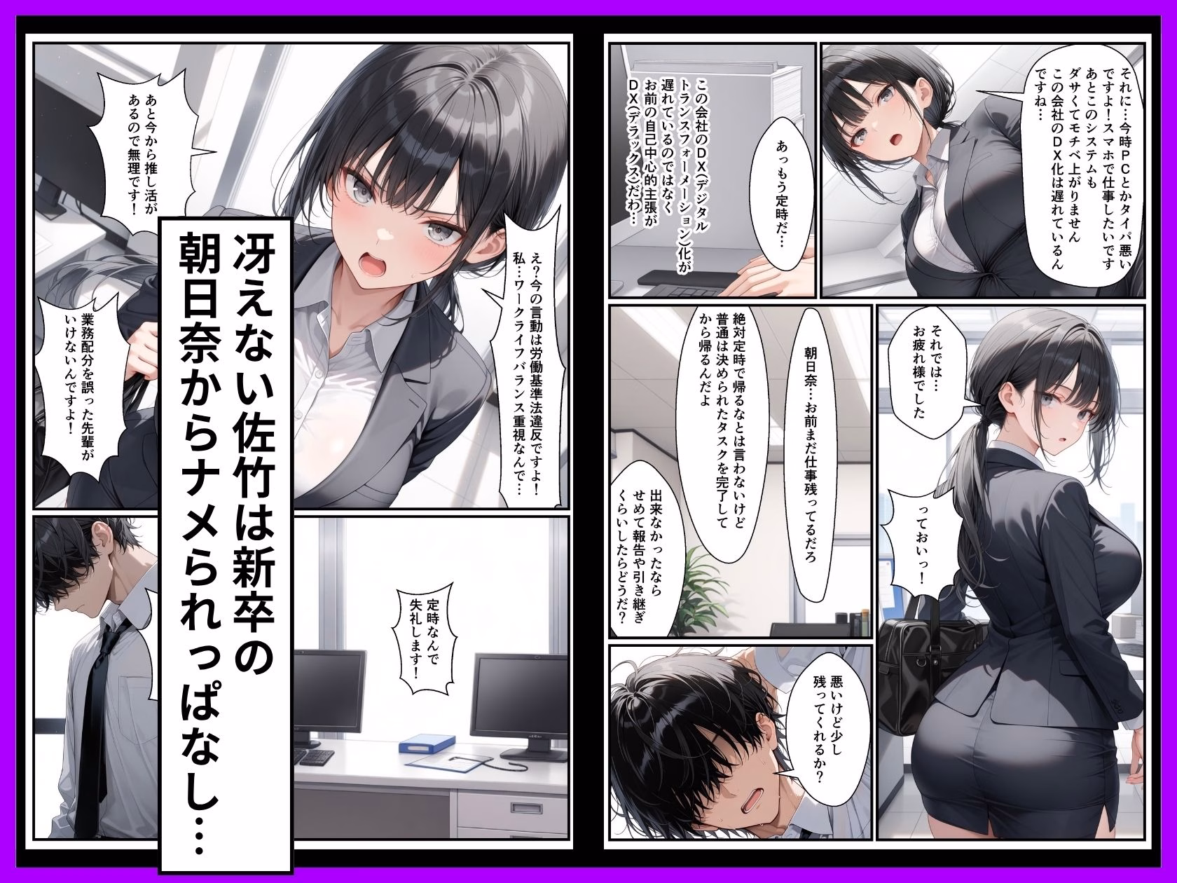 Z世代25卒新入社員の後輩ちゃんが若害なので性処理課に異動させたったwww 画像2