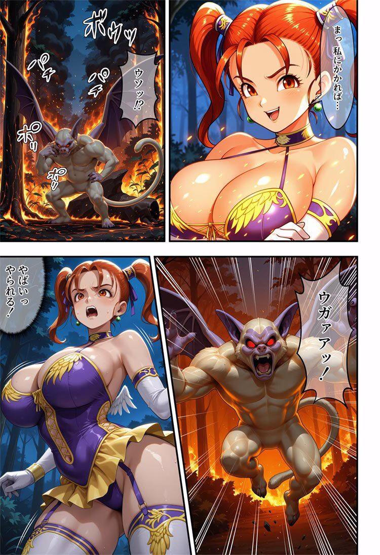 森と洞窟と魔物と囚われし女魔道士 画像8
