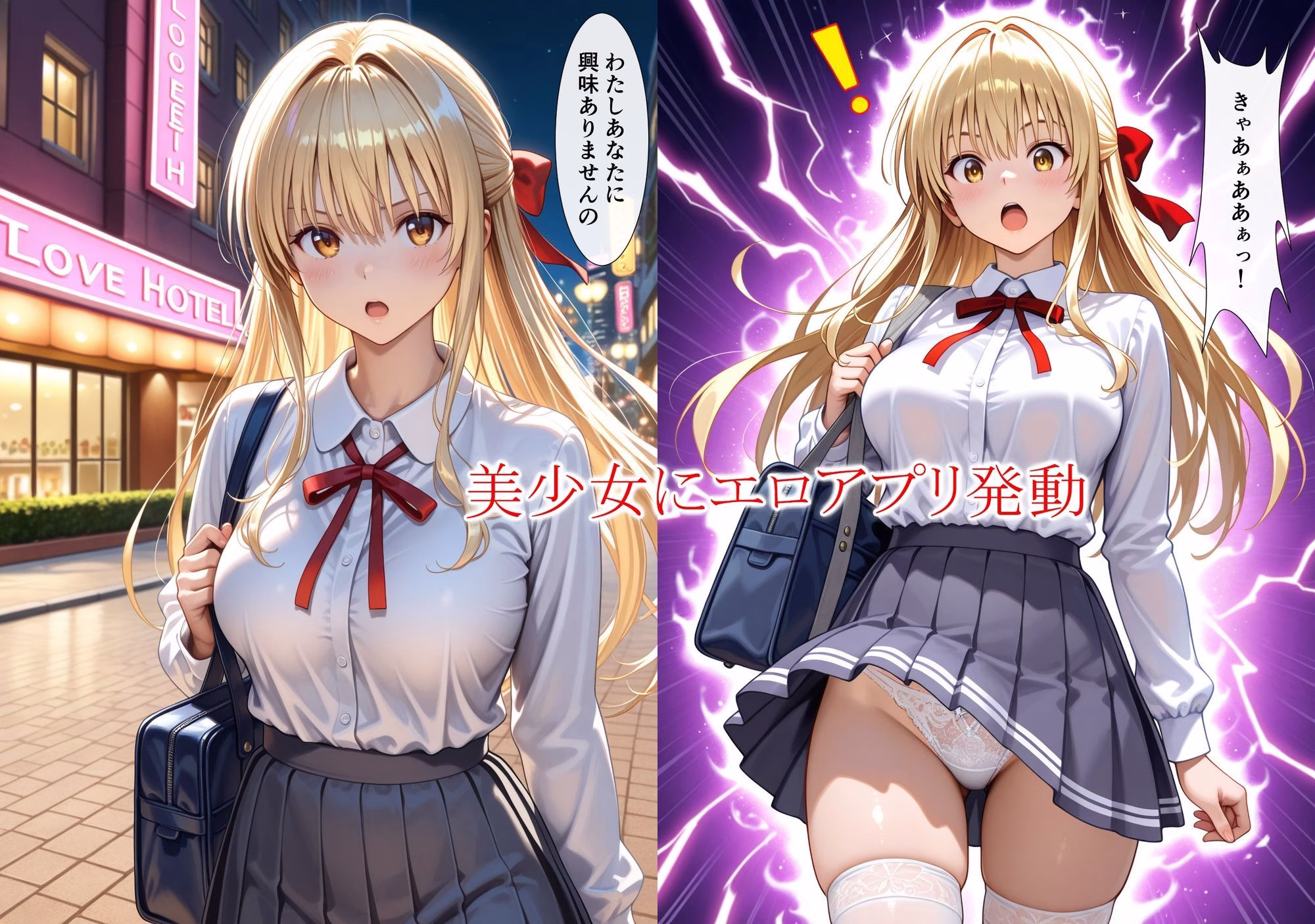無料エロアプリ金髪美少女監禁調教プレイ 画像1