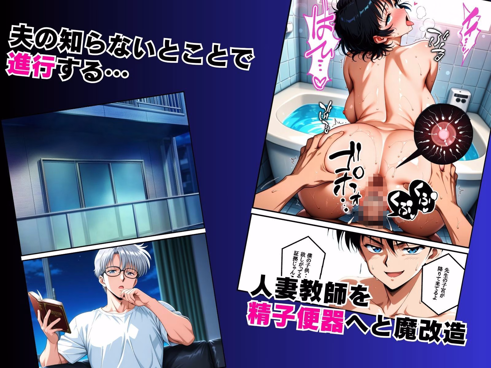 転校生は…人妻教師ハンター【後編】 〜旦那を忘れ生徒に跨り中だし懇願孕ませ系調教〜 画像5